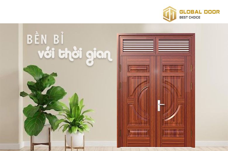 Cửa thép vân gỗ Global Door